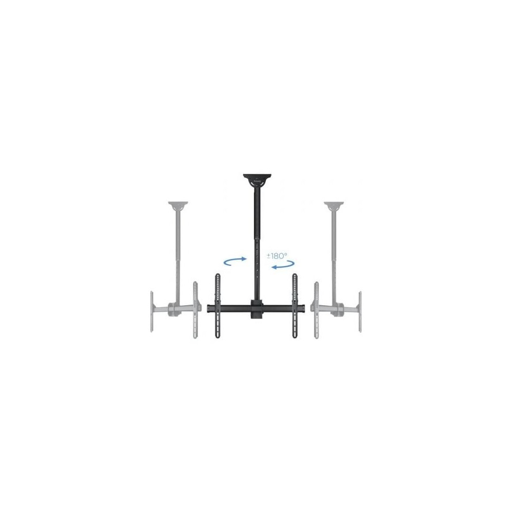 Soporte de Techo Giratorio/ Inclinable/ Nivelable TooQ LPCE1170TSLI-B para TV de 37-70'/ hasta 50kg