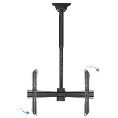 Soporte de Techo Giratorio/ Inclinable/ Nivelable TooQ LPCE1170TSLI-B para TV de 37-70'/ hasta 50kg