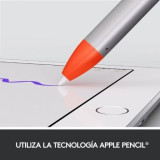 Lápiz Electrónico Logitech Crayon para iPad/ Naranja
