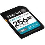Tarjeta de Memoria Kingston CANVAS Go! Plus 256GB SD XC/ Clase 10/ 200MBs