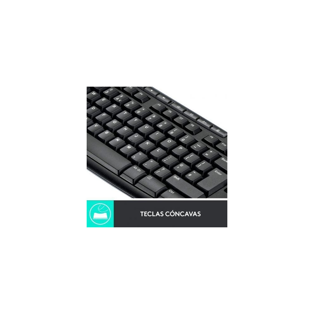 Teclado y Ratón Inalámbricos Logitech Wireless Combo MK270