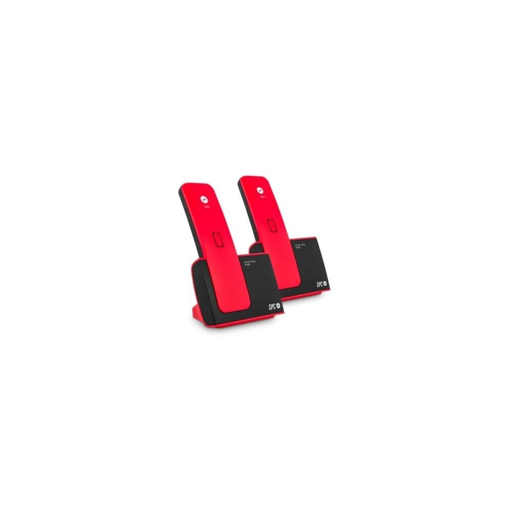 Teléfono Inalámbrico SPC Blade 7292RC2/ Pack DUO/ Rojo y Negro
