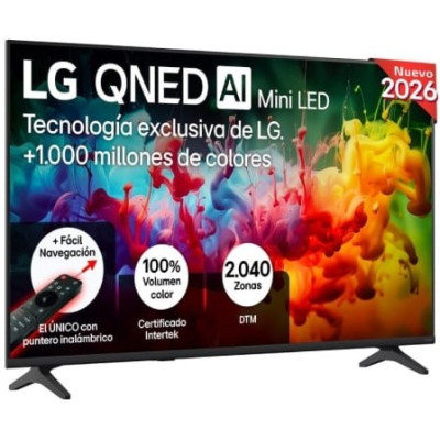 Televisor LG QNED evo AI QNED72 Mini LED 50QNED72B6B 50'/ Ultra HD 4K/ Smart TV/ WiFi