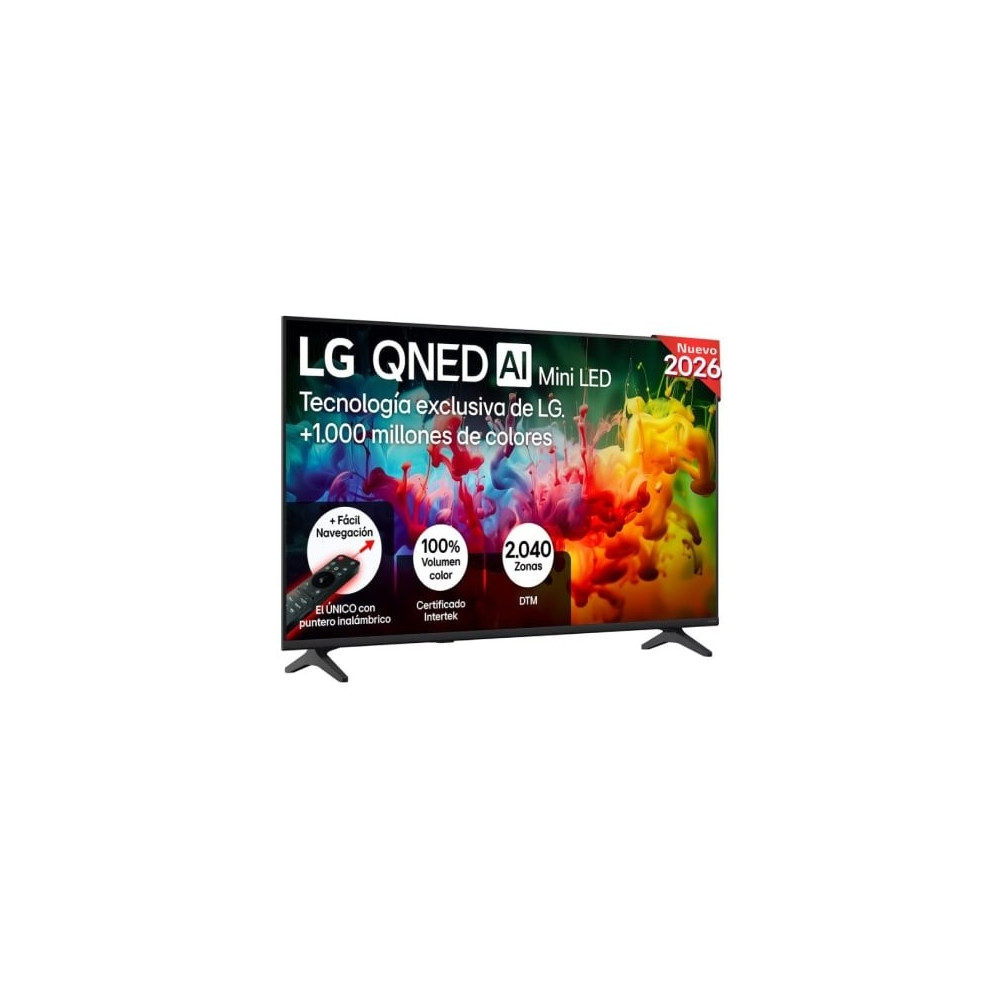 Televisor LG QNED evo AI QNED72 Mini LED 50QNED72B6B 50'/ Ultra HD 4K/ Smart TV/ WiFi