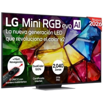 Televisor LG Micro RGB evo AI MRGB86 65MRGB86B6A 65'/ Ultra HD 4K/ Smart TV/ WiFi