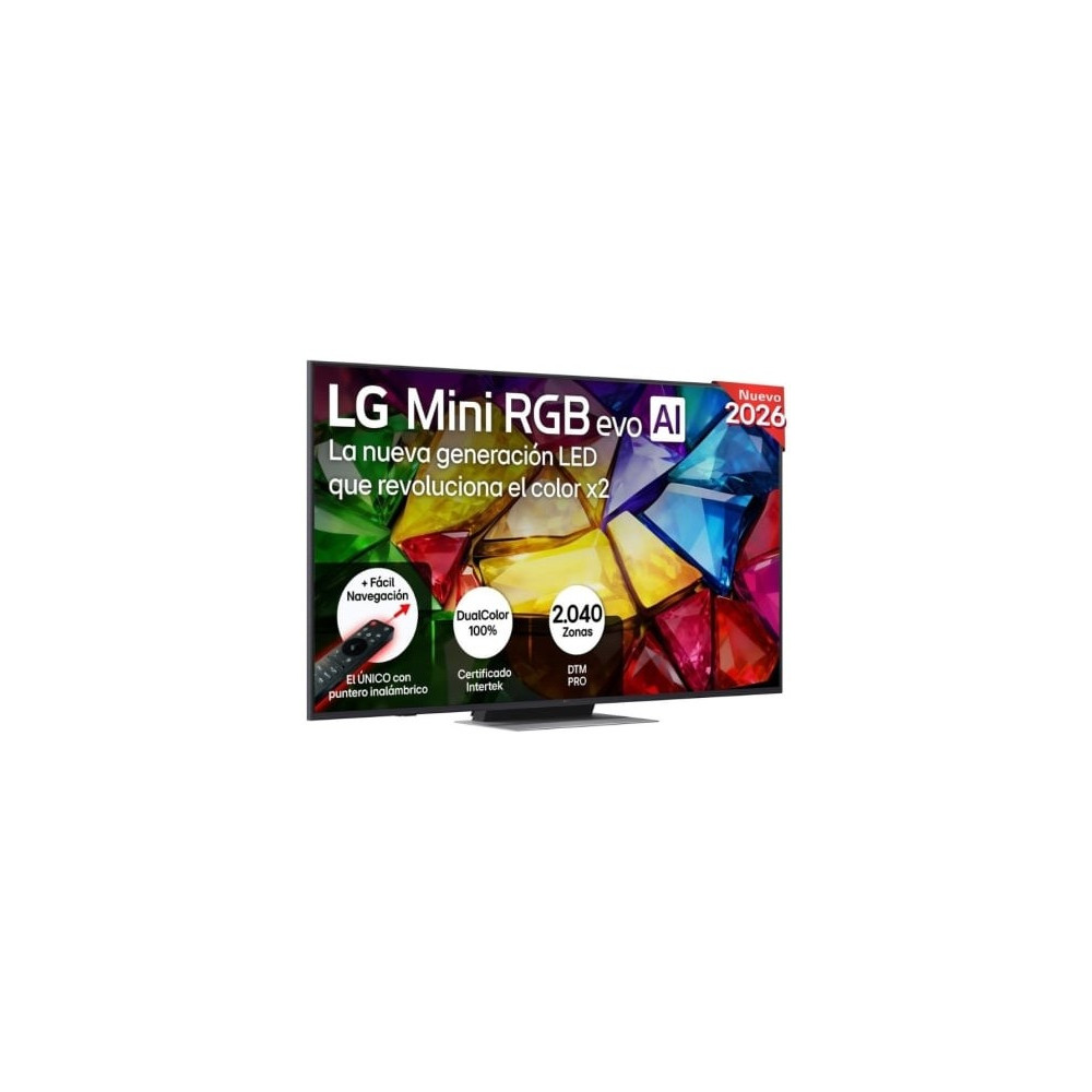 Televisor LG Micro RGB evo AI MRGB86 65MRGB86B6A 65'/ Ultra HD 4K/ Smart TV/ WiFi