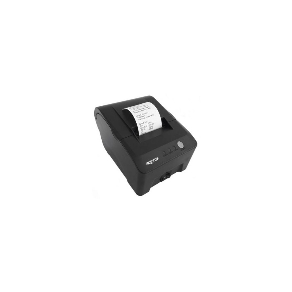 Impresora de Tickets Approx appPOS58MU/ Térmica/ Ancho papel 58mm/ USB/ Negra