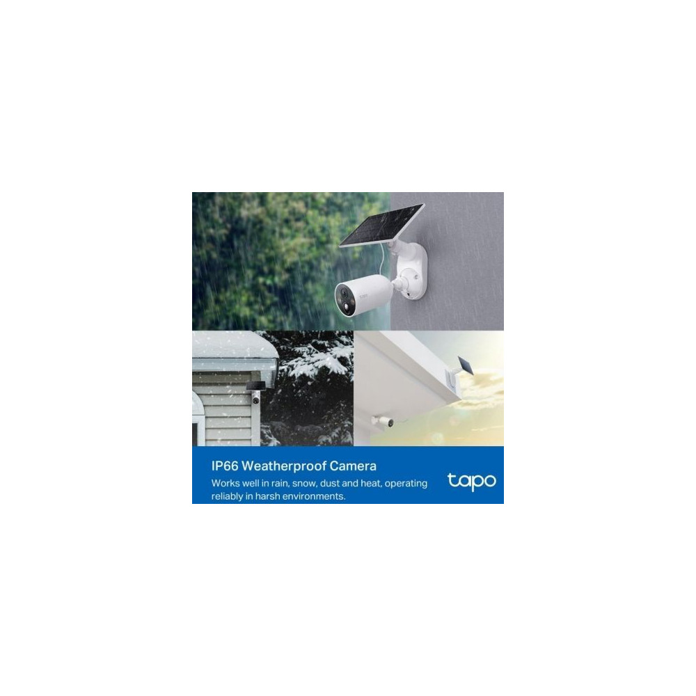 Cámara de Videovigilancia TP-Link Tapo C425 KIT/ Visión Nocturna/ Control desde APP/ Incluye Panel Solar