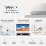 Sistema Mesh TP-Link Deco BE22 3600Mbps/ 2.4GHz 5GHz/ Pack de 2