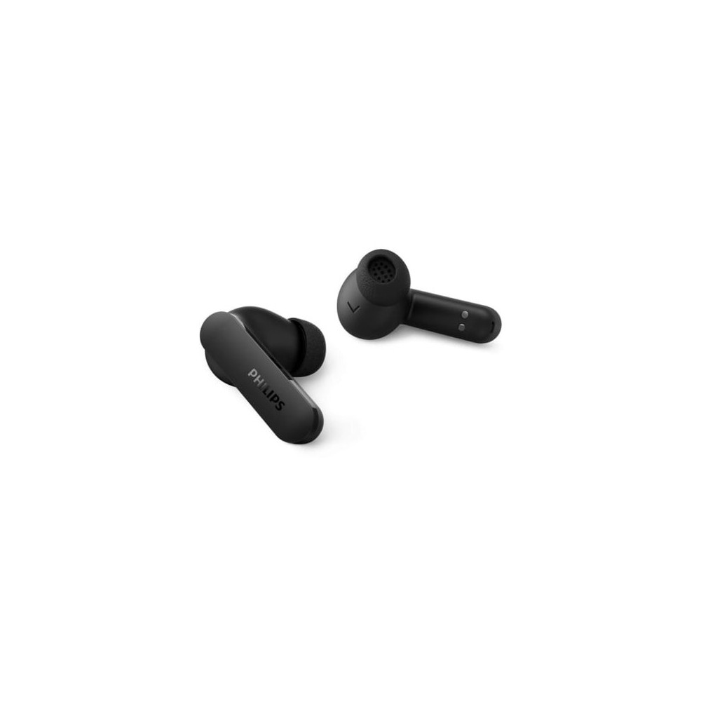 Auriculares Bluetooth Philips TAT2100BK con estuche de carga/ Autonomía 8h/ Negros