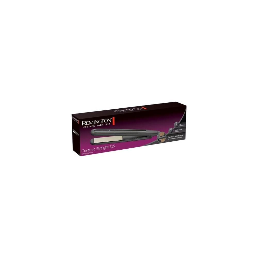 Plancha para el Pelo Remington Ceramic Straight 215/ Negro