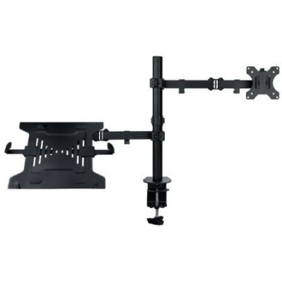 Soporte de Mesa Orientable/ Inclinable Tooq DB1200TN-B para TV y Portátil de 13-32'