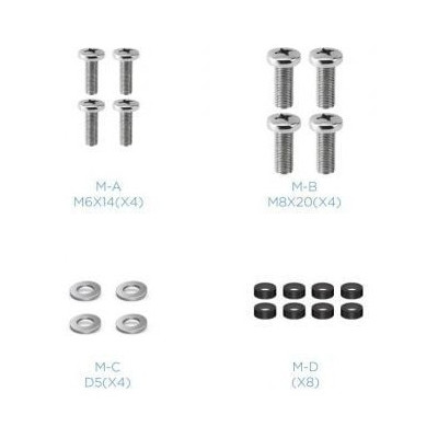 Soporte VESA 200x200 TooQ VMA0200-B/ hasta 30kg