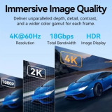 Cable HDMI 4K Vention ALMBG/ HDMI Macho - HDMI Macho/ 1.5m/ Negro
