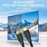 Cable HDMI 2.1 8K Vention AAUBJ/ HDMI Macho - HDMI Macho/ 10m/ Negro | HDMI