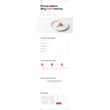 Plantilla Mínimo - Restaurante Moderno Minimalista | Temas