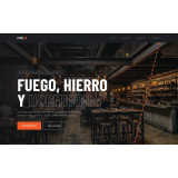 Plantilla FORJA - Restaurante Urbano Industrial | Temas