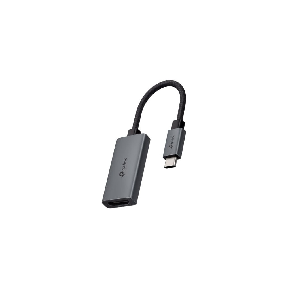 Conversor HDMI 4K 60Hz TP-Link UA520C/ HDMI Hembra - USB Tipo-C Macho/ 10cm/ Gris