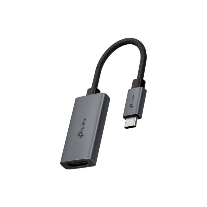 Conversor HDMI 4K 60Hz TP-Link UA520C/ HDMI Hembra - USB Tipo-C Macho/ 10cm/ Gris