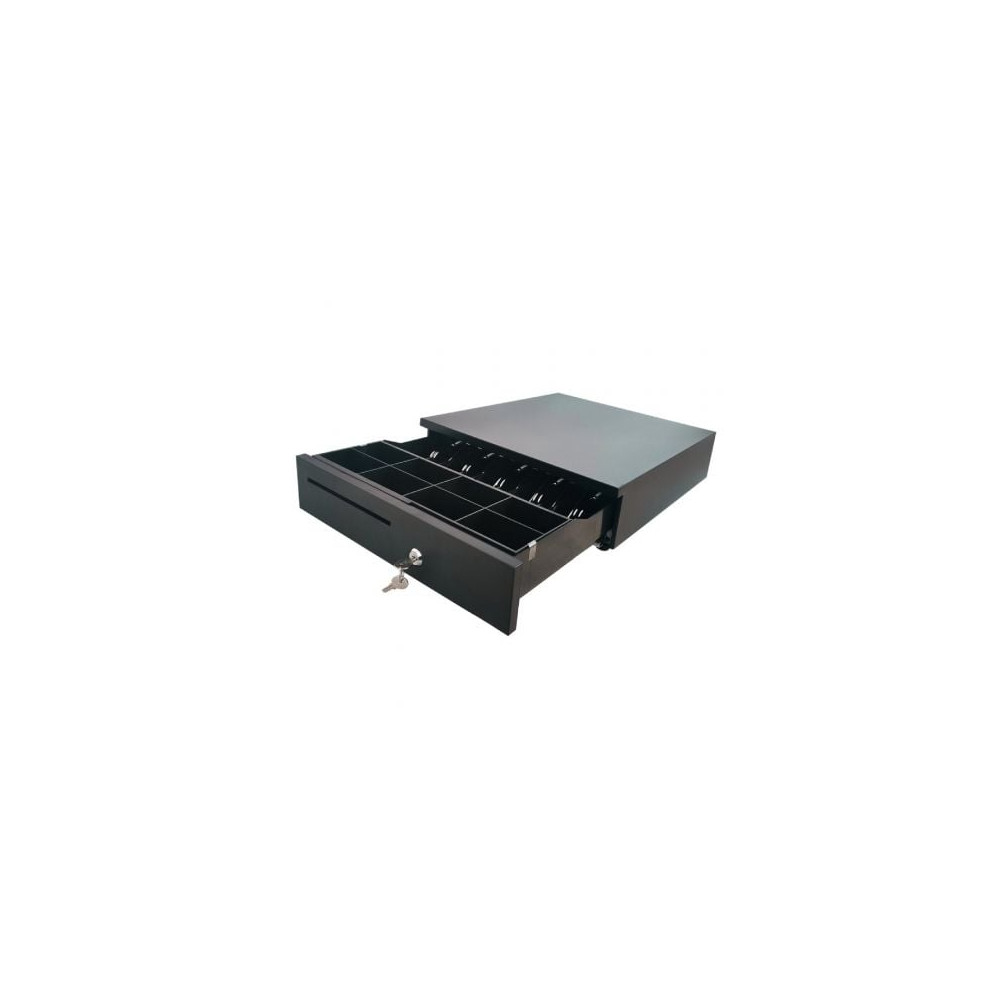 Cajón Portamonedas 10POS CP-405N/ Manual y Automático/ Negro