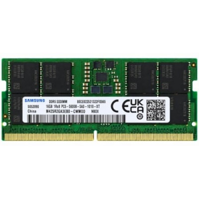 Memoria RAM Samsung M425R2GA3EB0-CWM0D NB0X 16GB/ DDR5/ 5600MHz/ 1.1V/ CL46/ SODIMM | Memoria RAM