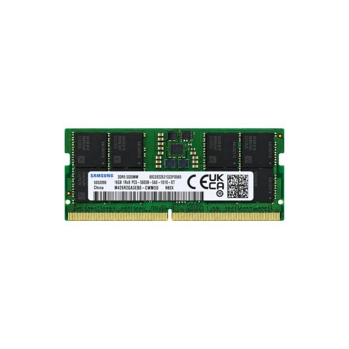 Memoria RAM Samsung M425R2GA3EB0-CWM0D NB0X 16GB/ DDR5/ 5600MHz/ 1.1V/ CL46/ SODIMM | Memoria RAM