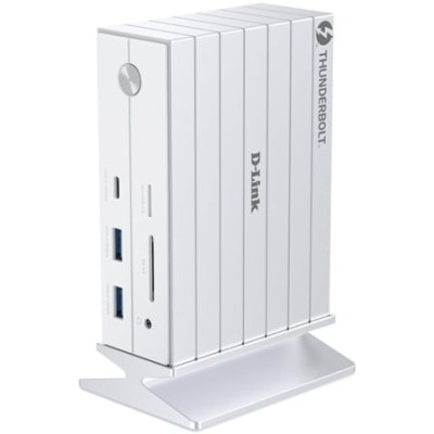 Docking Thunderbolt 4 D-Link DUF-E01/E/ 5xUSB/ 2xUSB Tipo-C/ 2xThunderblot/ 1xDisplayPort/ 1xHDMI 4K/ 1xRJ45/ 1xJack 3.5/ 1xLect