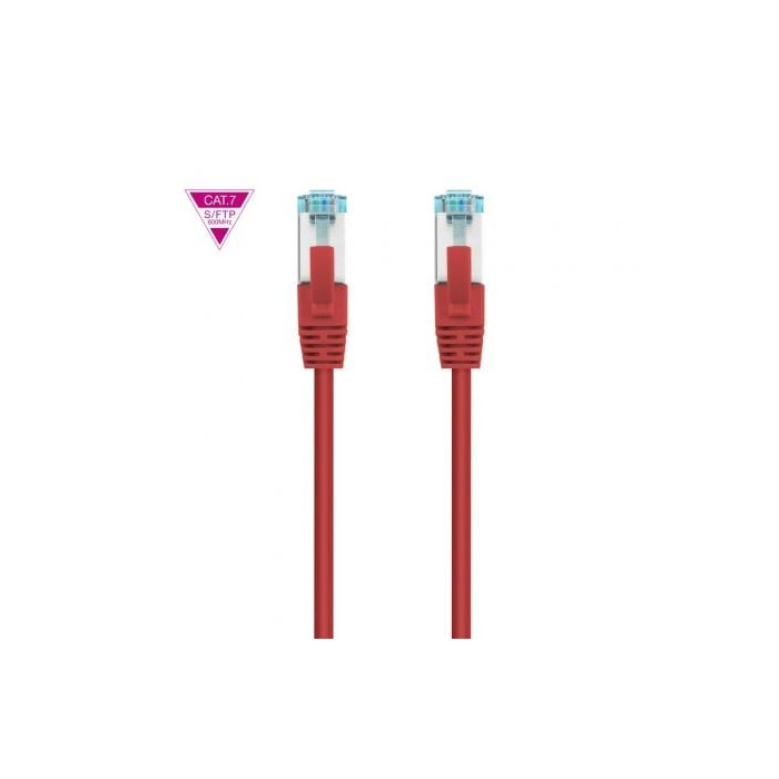 Cable de Red RJ45 SFTP Nanocable 10.20.1701-R Cat.7/ 1m/ Rojo | Hasta 1 m