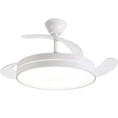 Ventilador de Techo Daewoo con aspas retráctiles DW5008/ 30W/ 3 Aspas/ 6 Velocidades