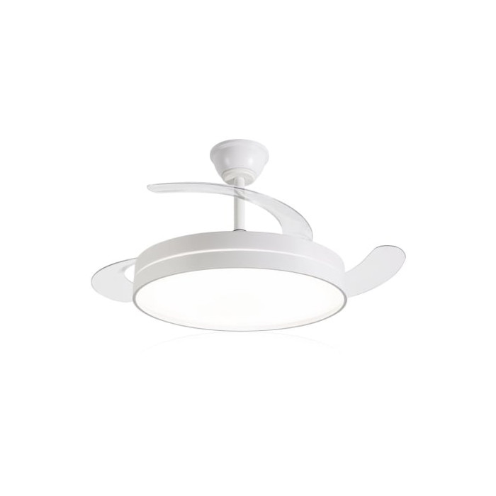Ventilador de Techo Daewoo con aspas retráctiles DW5008/ 30W/ 3 Aspas/ 6 Velocidades