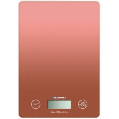Báscula de Cocina Electrónica Blaupunkt BP4013/ hasta 5kg/ Naranja Claro