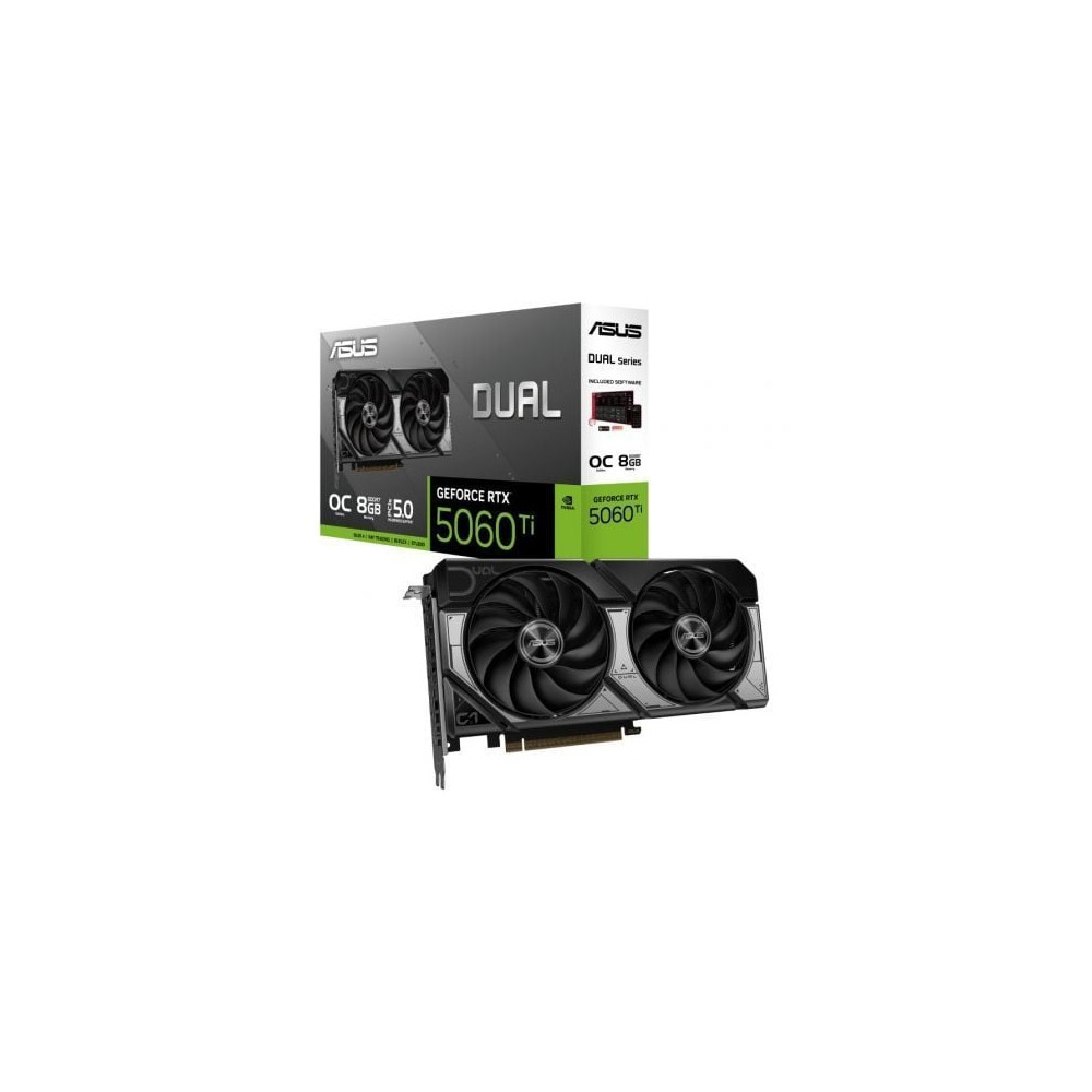 Tarjeta Gráfica Asus Dual GeForce RTX 5060 Ti OC/ 8GB GDDR7