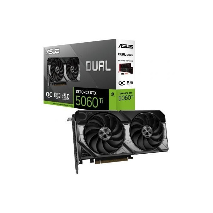 Tarjeta Gráfica Asus Dual GeForce RTX 5060 Ti OC/ 8GB GDDR7