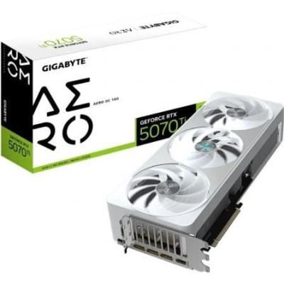Tarjeta Gráfica Gigabyte GeForce RTX 5070 Ti AERO OC/ 16GB GDDR7