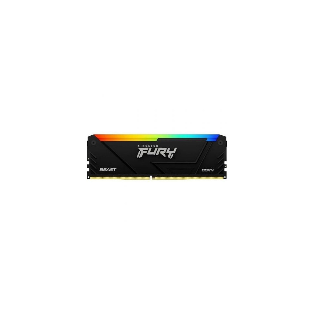 Memoria RAM Kingston FURY Beast RGB 8GB/ DDR4/ 3600MHz/ 1.35V/ CL17/ DIMM | Memoria RAM