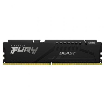 Memoria RAM Kingston FURY Beast 8GB/ DDR5/ 6000MHz/ 1.35V/ CL36/ DIMM