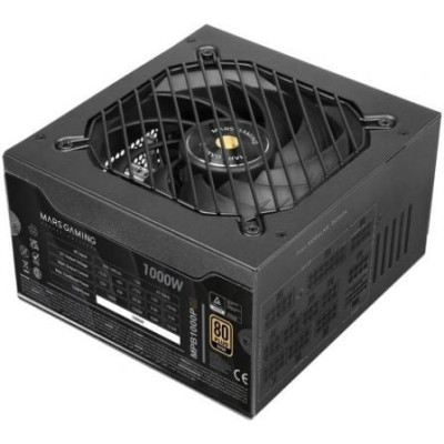 Fuente de Alimentación Mars Gaming MPB1000PSI/ 1000W/ Ventilador 14cm/ ATX 3.1/ PCIe 5.1/ 80 Plus Gold