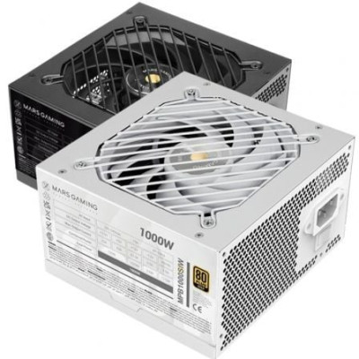 Fuente de Alimentación Mars Gaming MPB1000SI/ 1000W/ Ventilador 12cm/ 80 Plus Gold