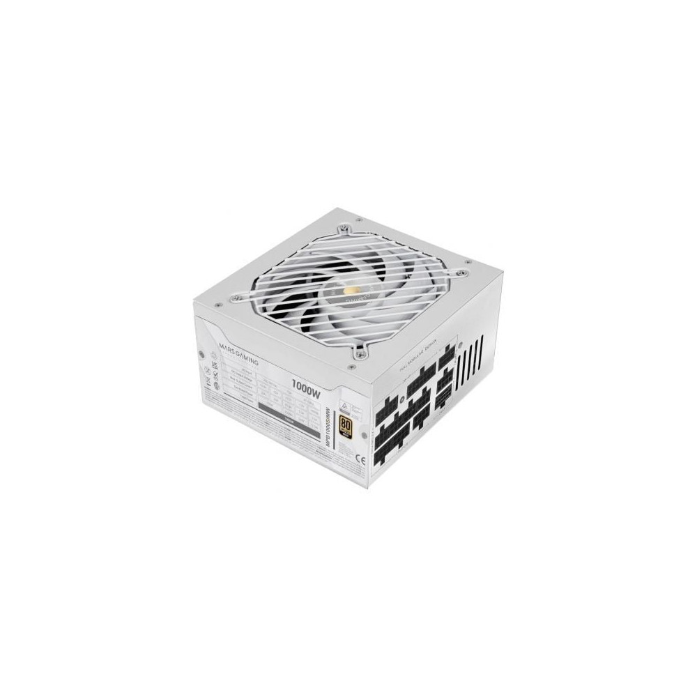Fuente de Alimentación Mars Gaming MPB1000SIM/ 1000W/ Ventilador 14cm/ ATX 3.1/ PCIe 5.1/ 80 Plus Gold