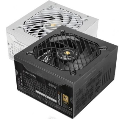 Fuente de Alimentación Mars Gaming MPB850PSI/ 850W/ Ventilador 14cm/ ATX 3.1/ PCIe 5.1/ 80 Plus Gold