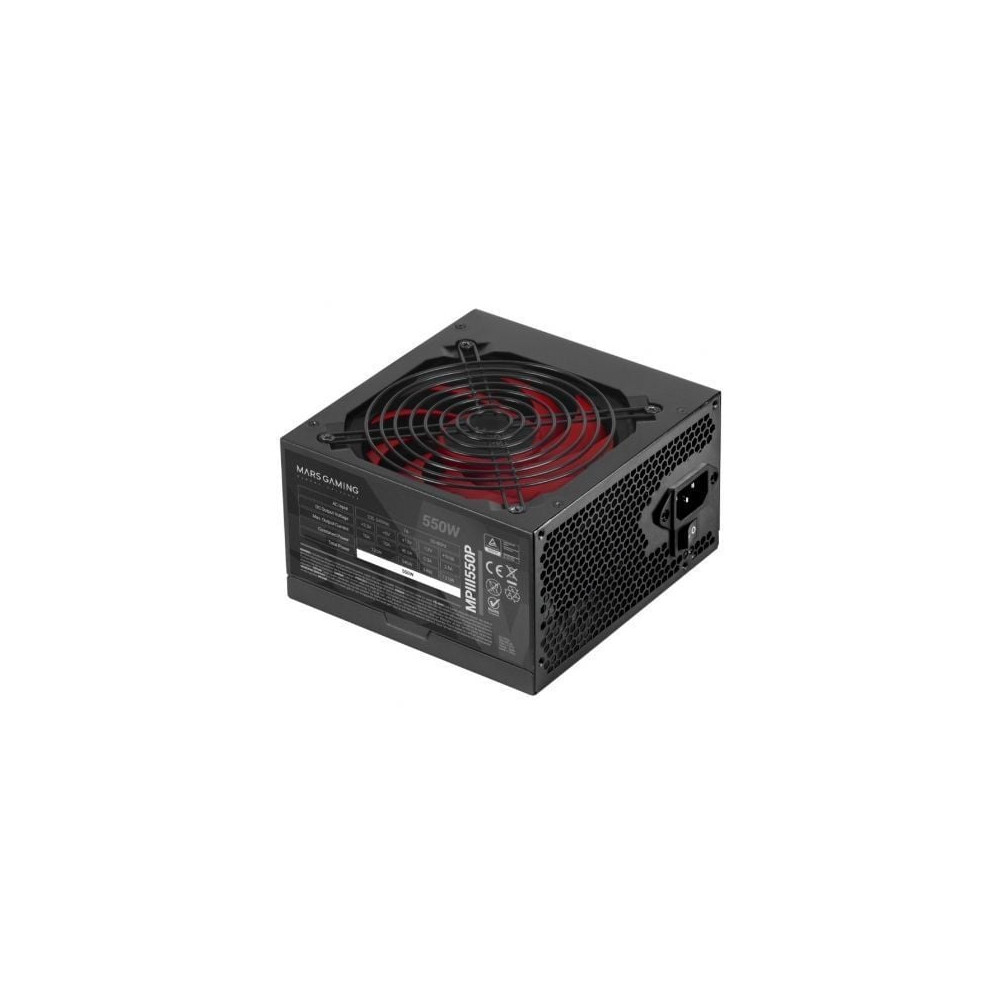Fuente de Alimentación Mars Gaming MPIII550P/ 550W/ Ventilador 12cm