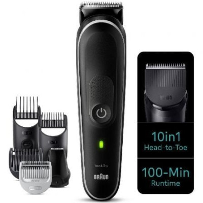 Recortadora Braun All in One Series 5 MGK5440/ con Batería/ 10 Accesorios