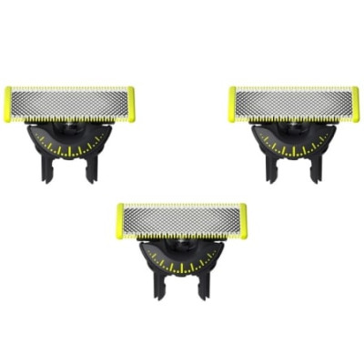 Cabezal de Reemplazo para Afeitadora Eléctrica Philips OneBlade/ Pack 3