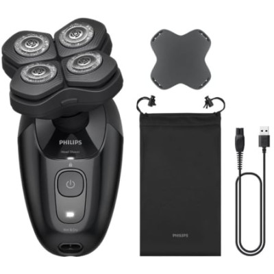 Afeitadora Philips Head Shaver Pro 5000 Series HS5980/15/ con Batería