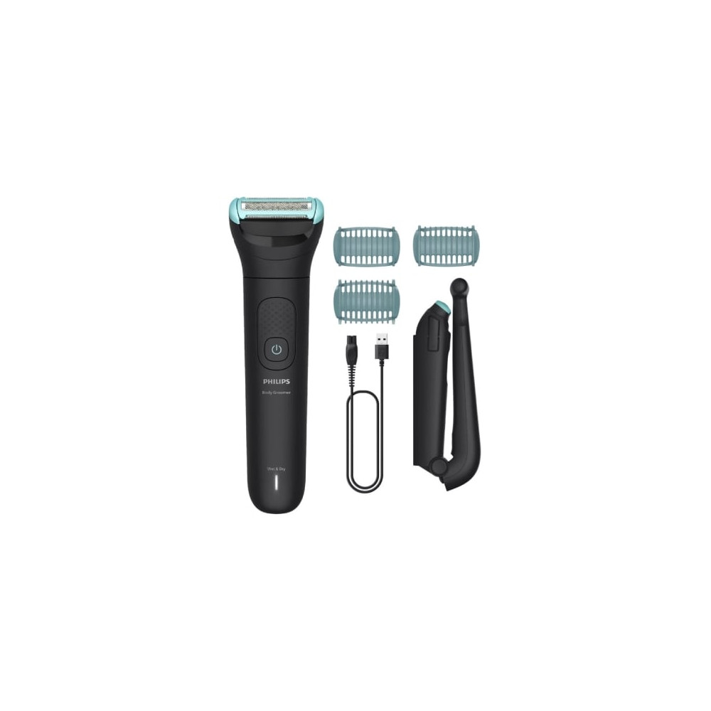 Cortabarbas Philips Beardtrimmer series 5000 BG5475/15/ con Batería/ 4 Accesorios