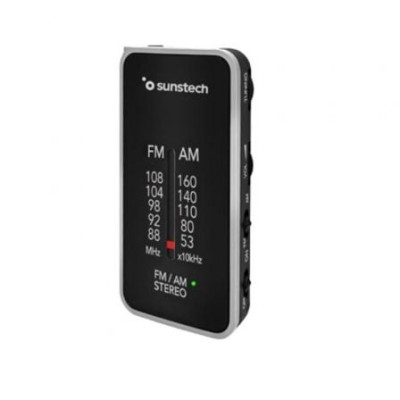 Radio Portátil Sunstech RPC6SL/ a Pilas/ Plata