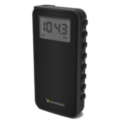 Radio Portátil Sunstech RPD23/ a Pilas/ Negra
