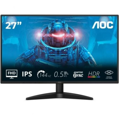Monitor Gaming AOC 27B36X 27'/ Full HD/ 0.5ms/ 144Hz/ IPS/ Negro