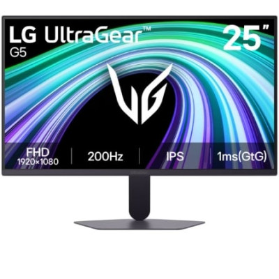Monitor Gaming LG UltraGear G5 25G523B-B 25'/ Full HD/ 1ms/ 200Hz/ IPS/ Negro