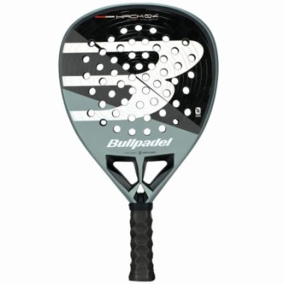 Pala de Pádel Bullpadel Hack 04 Comfort 2026 (Paquito Navarro)/ Negra y Gris